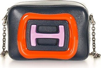 Logo Plaque Zipped Camera Bag-AA