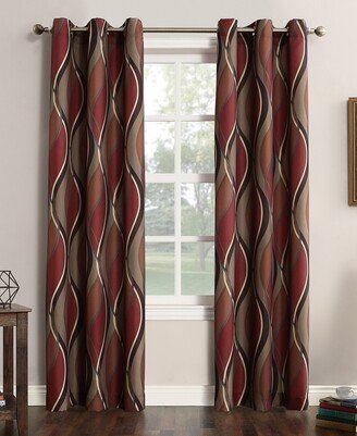 No. 918 Intersect Geometric Print Curtain Panel