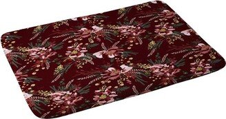 24x36 Wild Poppy Bath Rugs And Mats Red