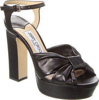 Heloise 120 Leather Platform Sandal