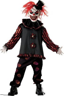 Seasonal Visions Boys' Evil Clown Costume - Size - Black