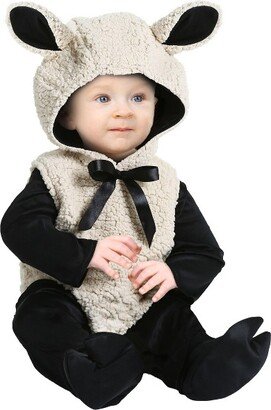 HalloweenCostumes.com Baby Lamb Costume for Infants, Black/Brown