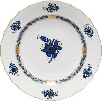 Chinese Bouquet Black Sapphire Salad Plate