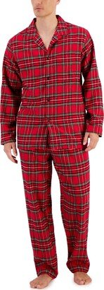 Men's Plaid Flannel Pajama Top & Pants Set, Created for Macy's