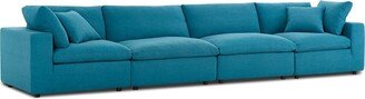 Copper Grove Hrazdan Down-filled Over-stuffed 4-piece Sectional Sofa Set