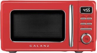 Americas 0.7 700 watt Retro Microwave - Red