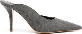 Abella 107mm denim mules