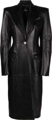 Leather Trench Coat-AB