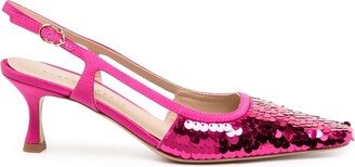 Siviglia sequinned slingback pumps-AA