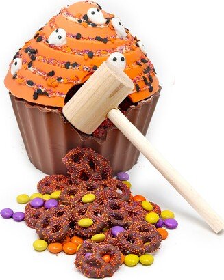 Chocolate Covered Company Giant Halloween Belgian Chocolate Breakable Cupcake, 1 Piece