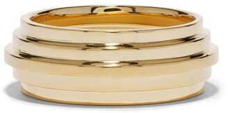 5-Tier Staircase Yellow Gold Ring