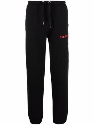 Party side-graphic track trousers