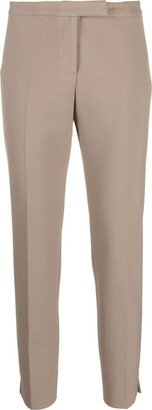 Mid-Rise Slim-Cut Trousers-AC