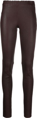 Roche leather skinny trousers-AA