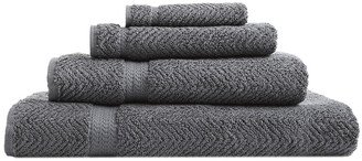 Herringbone 4Pc Towel Set-AA