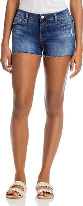 Womens Raw Hem Short Cutoff Shorts