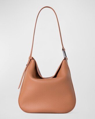 Anna Medium Leather Hobo Bag