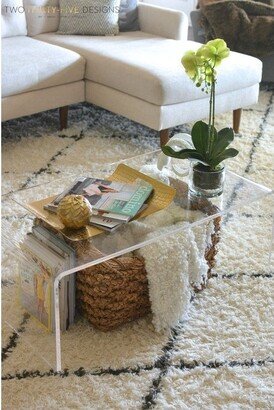 HCD Acrylic Large Coffee Table - 16