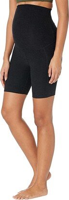 Spacedye Team Pockets Maternity Bike Shorts (Darkest Night) Women's Shorts