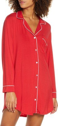 Gisele Jersey Knit Sleep Shirt