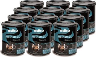 Lavazza Espresso Decaffeinated Ground Coffee - Case of 12/8 oz