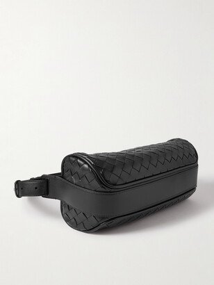 Intrecciato Leather Belt Bag-AA