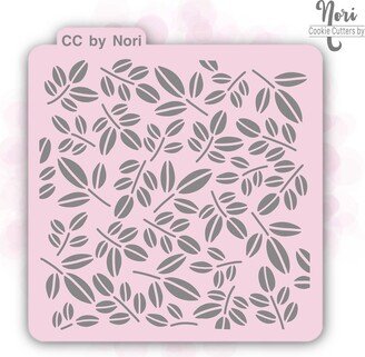 Branch 2 Background Pattern Stencil - Cookie Cutters By Nori Cnp0024