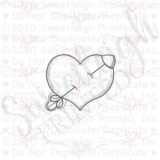 Arrow Heart 2021 Cookie Cutter