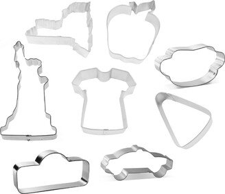 8 Piece Ny New York Cookie Cutter Set Metal | Cutters