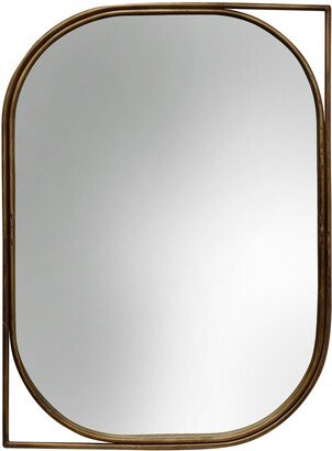 StyleCraft Home Collection StyleCraft Gold 35-inch Iron Metal Wall Mirror