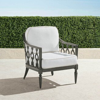 Avery Lounge Chair with Cushions in Slate Finish