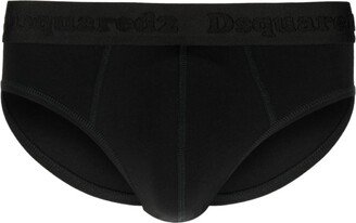 Logo-Embroidered Waistband Briefs