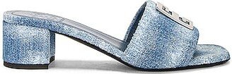 Heel Mule 45 Sandal in Blue