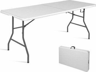 6' Folding Table Portable Plastic Indoor Outdoor Picnic Party Dining Camp Tables