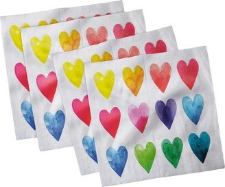 Valentine Set of 4 Napkins, 18