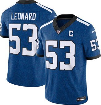 Men's Shaquille Leonard Royal Indianapolis Colts Indiana Nights Alternate Vapor F.u.s.e. Limited Jersey