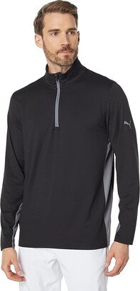 Golf Gamer 1/4 Zip Black) Men's Clothing