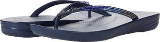 Iqushion Ombre Sparkle Flip-Flops (Midnight Navy) Women's Shoes