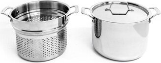 Professional Tri-Ply 18/10 Stainless Steel 3 Piece Pasta Cookware Set