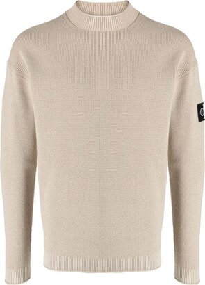 Waffle-Knit Organic Cotton Jumper