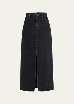 Leif Denim Maxi Skirt