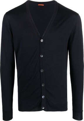 Long-Sleeve Merino Wool Cardigan