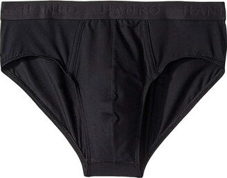 Cotton Essentials Brief (Black) Men's Underwear