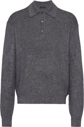 Polo-Collar Cashmere Jumper-AA