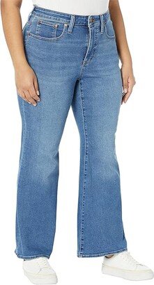 Plus Skinny Flare Jeans with Sweetheart in Elevere Wash (Elevere Wash) Women's Jeans