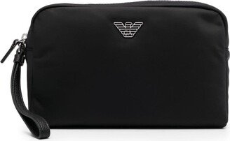 Logo-Plaque Make Up Bag-AA