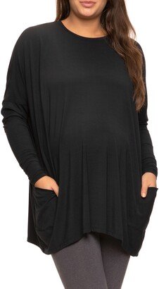 Stretch Modal Maternity Pajama Top