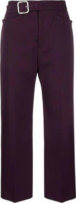 Belted Cropped Trousers-AC