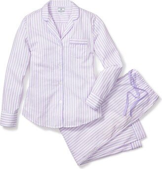 French Ticking Stripe Cotton Pajamas