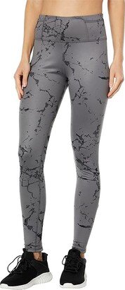 Seasons Brushed Tights Black/Castlerock) Women's Clothing